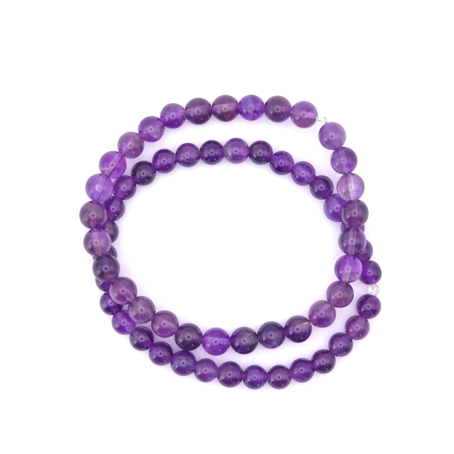 Amethyst Beaded Bracelet