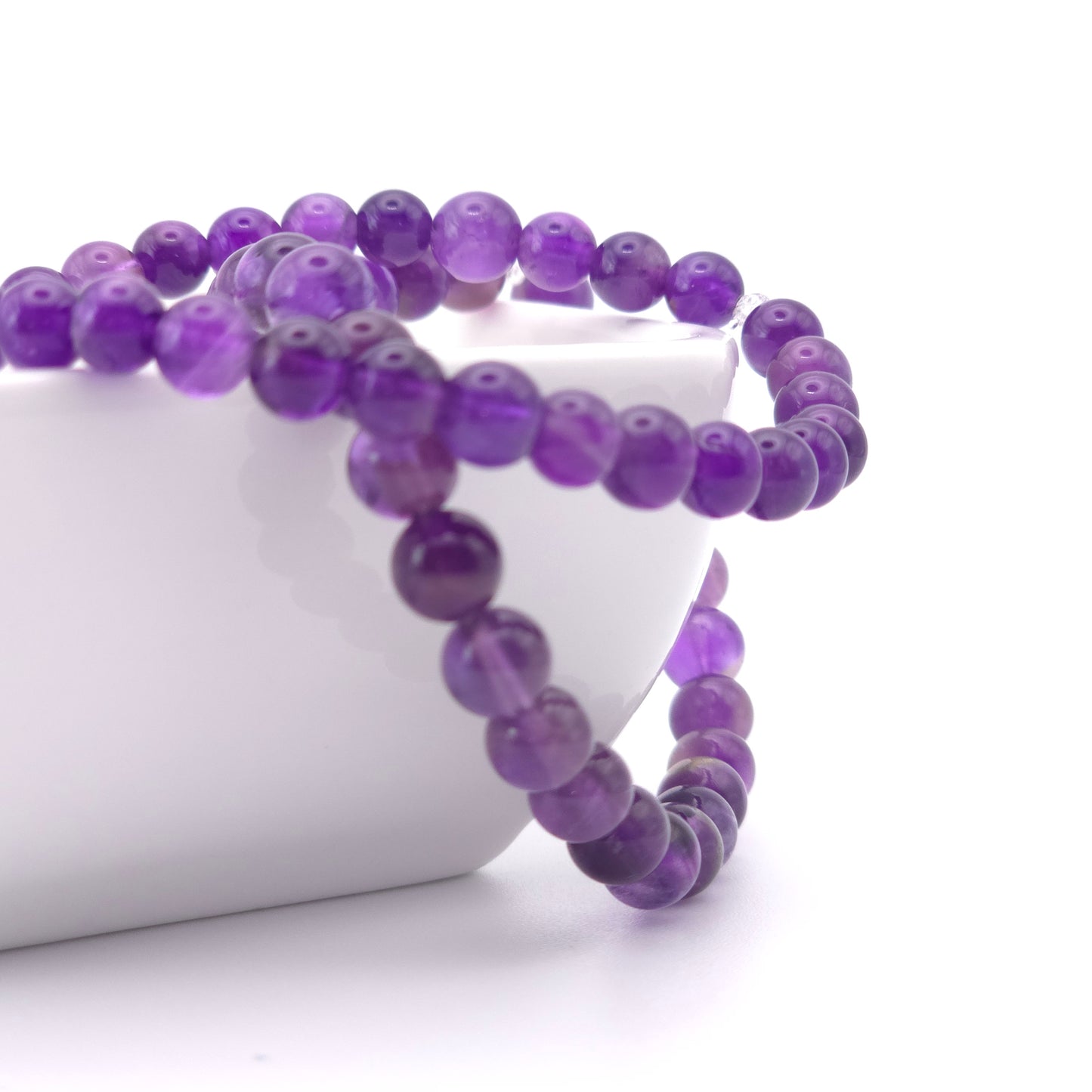 Amethyst Beaded Bracelet