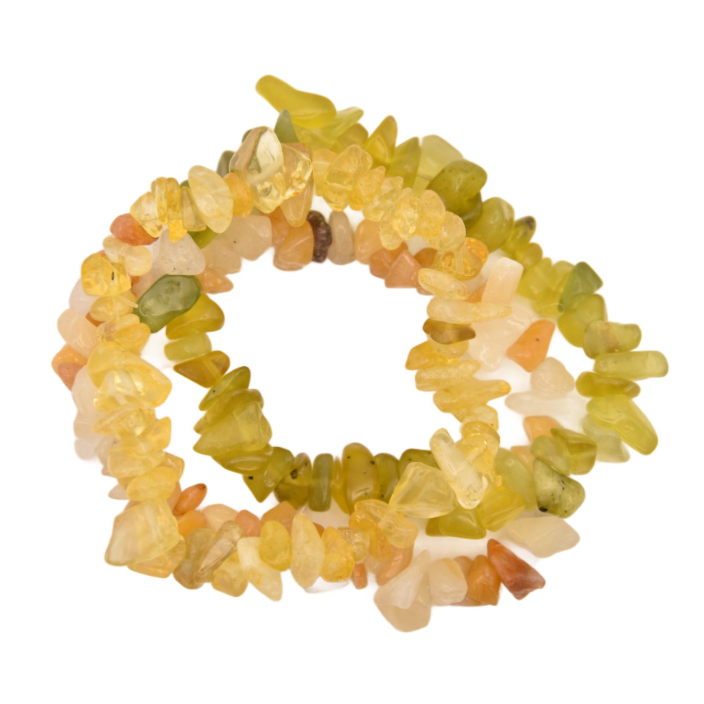 Citrine, Lemon Jade & Yellow Aventurine Bracelet Trio