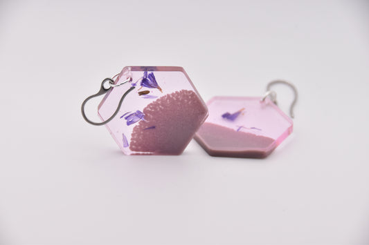 Lavender & Brazilian Clay - Med Hexagon